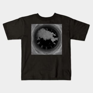 Clock and clouds Kids T-Shirt